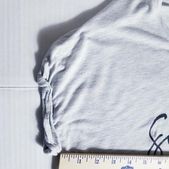 APT 9 LIGHT HEATHER GRAY CUFFED SLEEVE FOREVER SHIRT SIZE LARGE - Picture 11 of 12